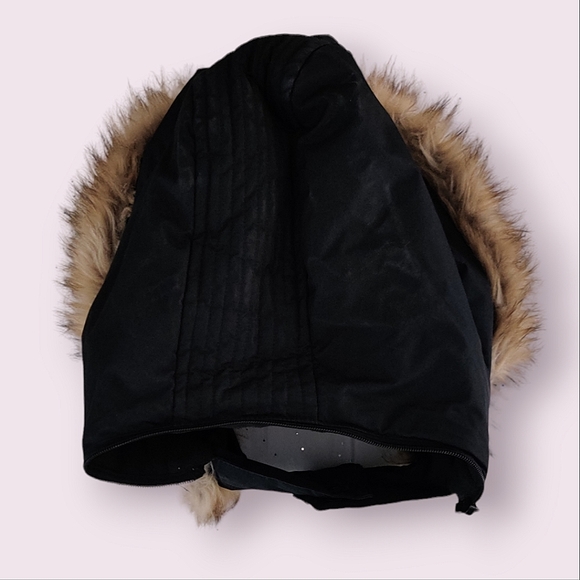 Noize Vegan Black Coat w/Detachable Hood - Picture 6 of 16